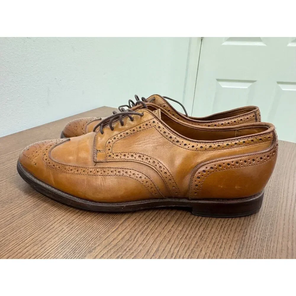 Allen Edmonds Madison Park Wingtip Brogue Derby Shoes Men's Sz 11.5D (SH300THRIF